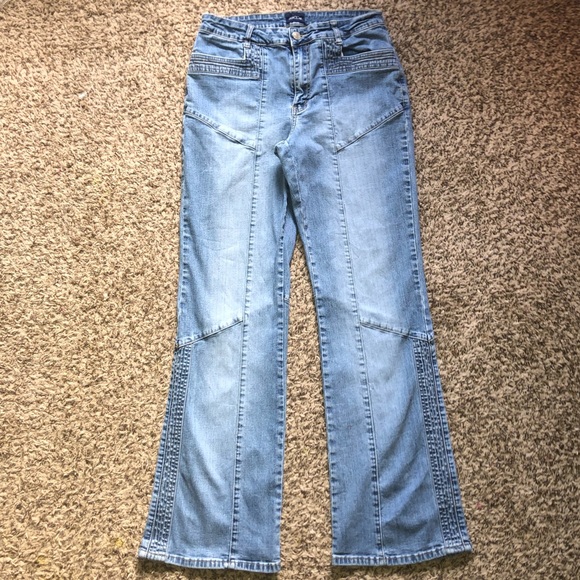 Baccini Denim - Baccini light washed flare Mid-Rise Jeans